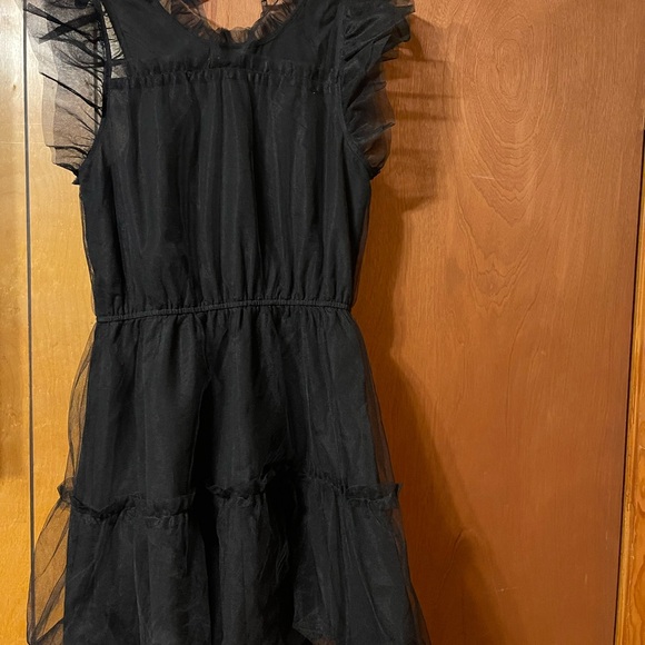 Black Ruffled Dress - Picture 2 of 2